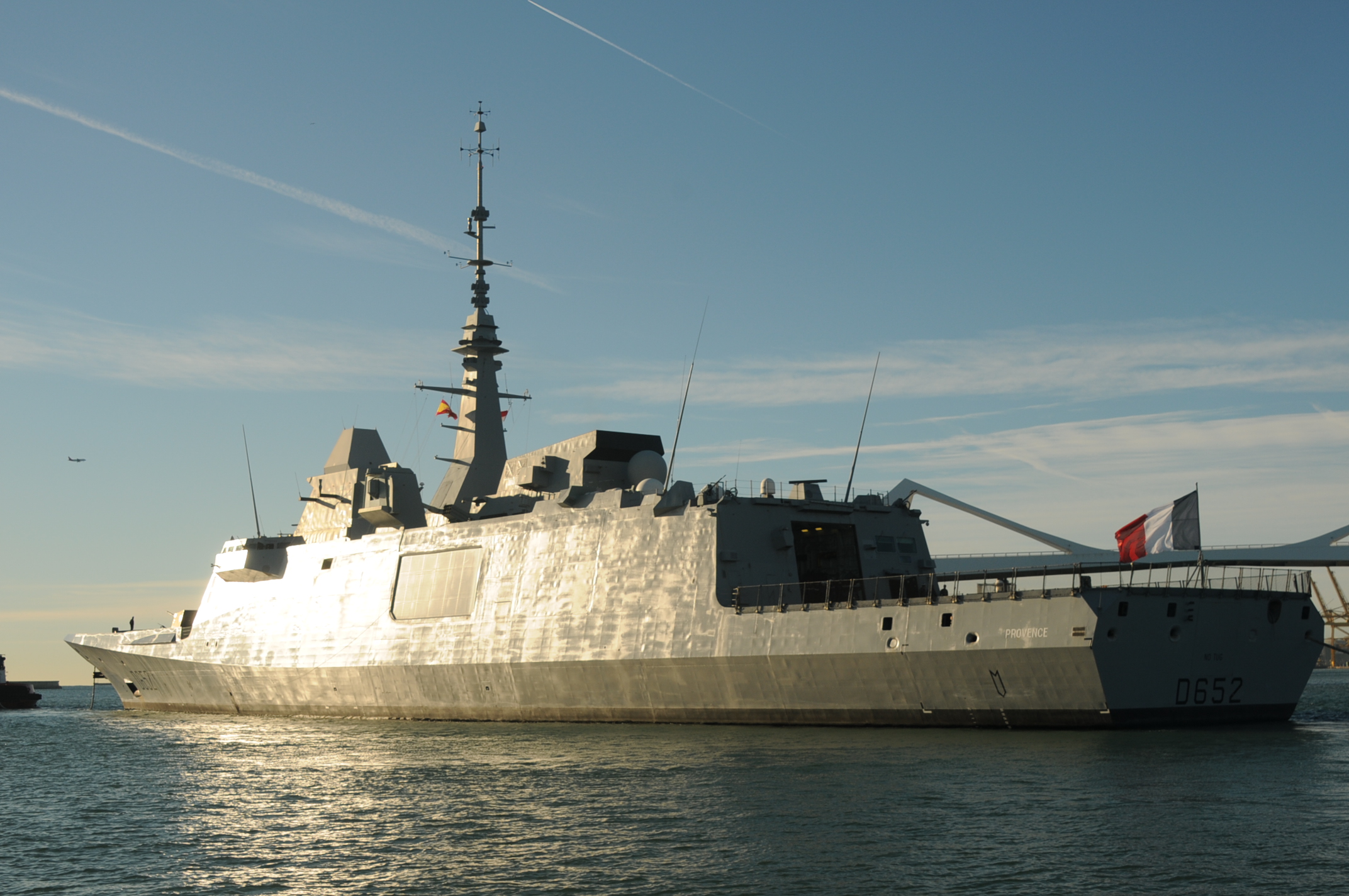 Frigate Provence in the Port of Barcelona